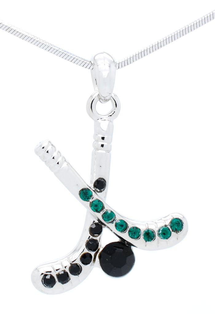 Hockey Stick Necklace - Large Two Color