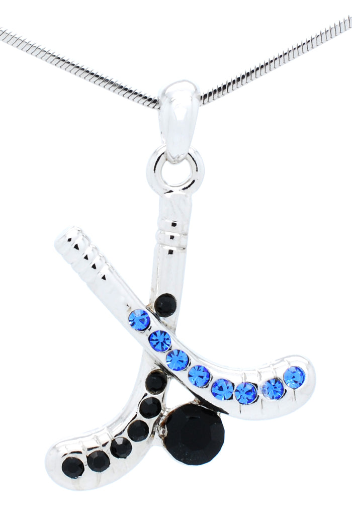 Hockey Stick Necklace - Large Two Color