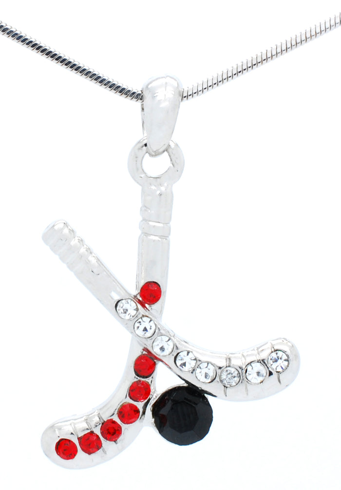 Hockey Stick Necklace - Large Two Color