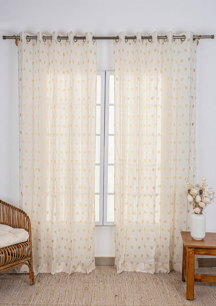 Induja Printed Sheer Fabric