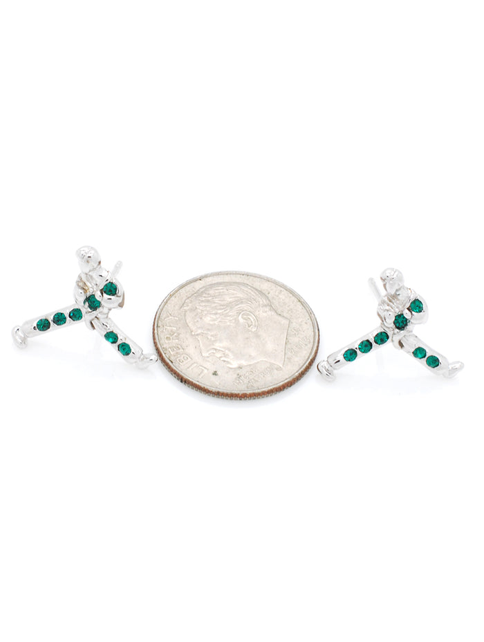 Karate Taekwondo Martial Arts POST Earrings