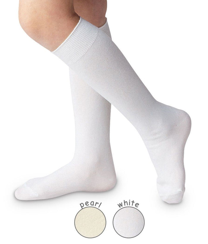 White Knee High Socks