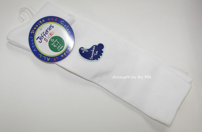 Knee High Socks - Available in White or Ivory