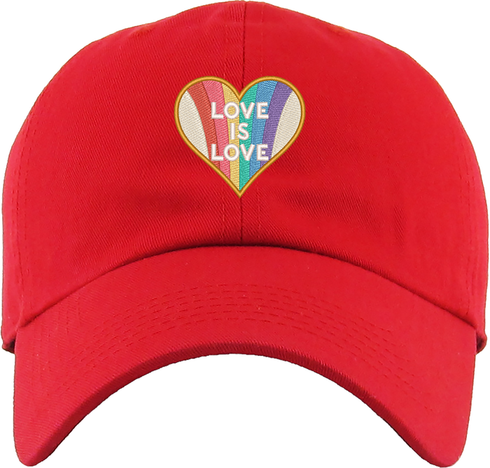 Love Is Love Dad Hat