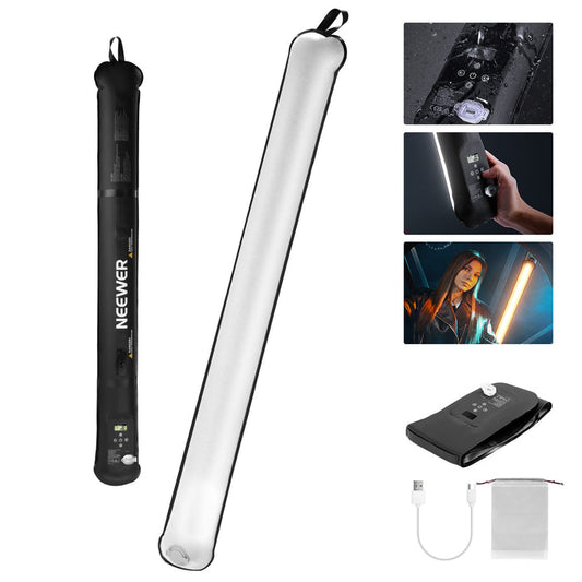NEEWER GC21B 21W Bi Color Handheld LED Tube Light