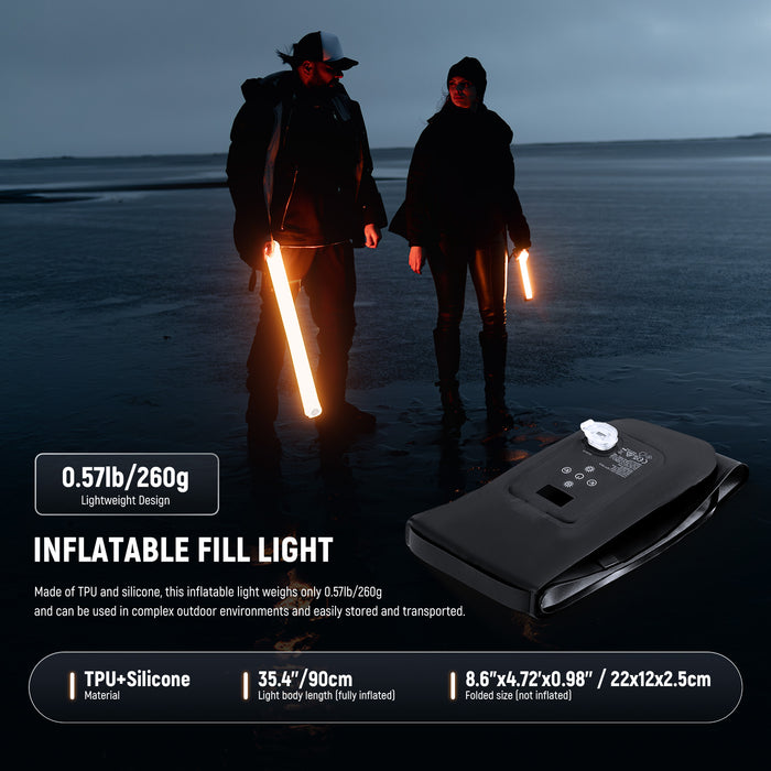Specifications of the NEEWER GC21B 21W Bi Color Handheld LED Tube Light