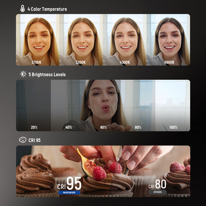 NEEWER BASICS NL48B Magnetic Selfie Light