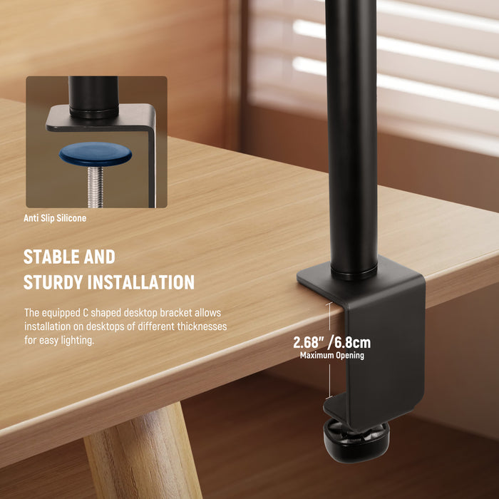 NEEWER BASICS R18 18W 7" Round Fill Light With Desktop Stand