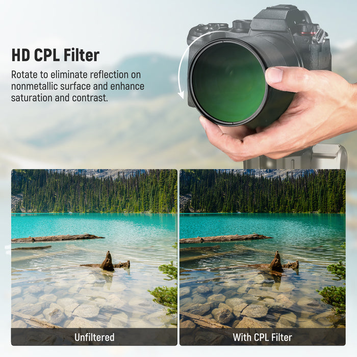NEEWER CPL Filter with Lens Cap
