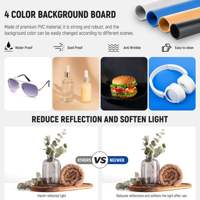 NEEWER LP40 Upgraded Photo Studio Light Box VS. Others