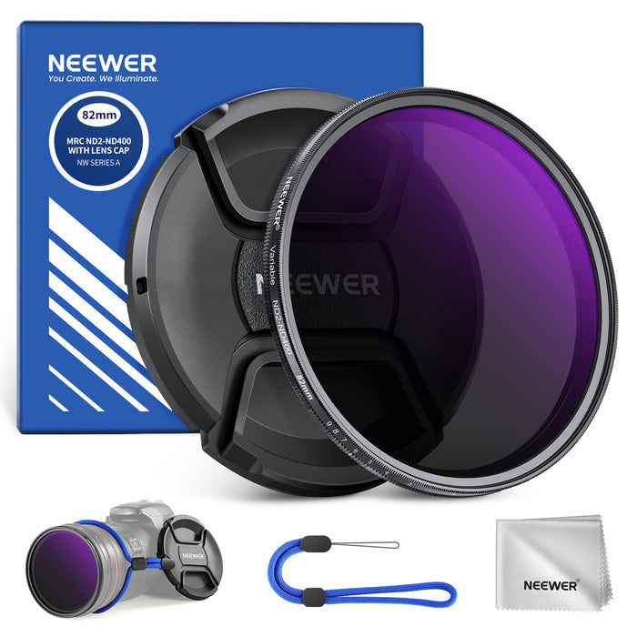 NEEWER ND2-400 Variable ND Filter with Lens Cap