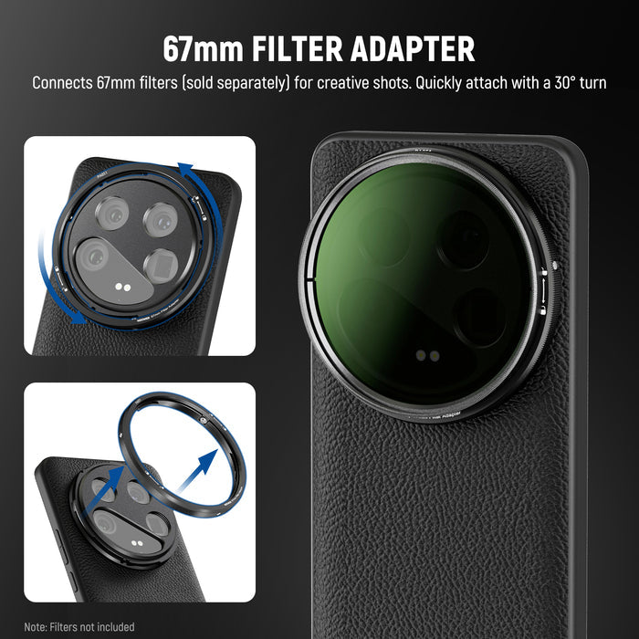 67mm filter adapter