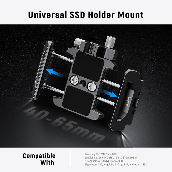 NEEWER PA065 40-65mm Quick Release SSD Holder for Phone Cage