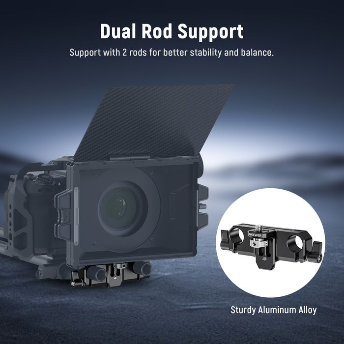 NEEWER PG013 Height Adjustable LWS 15mm Rod Clamp Matte Box Support