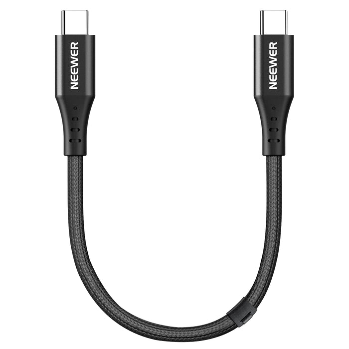 NEEWER PS009 8" USB C to USB C Cable