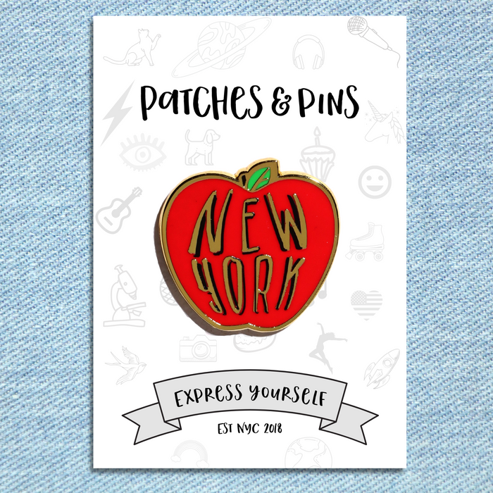 New York Apple Enamel Pin