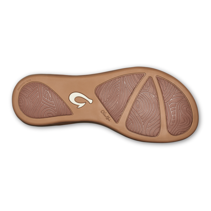 Olukai  Womens Leather Sandal Tan