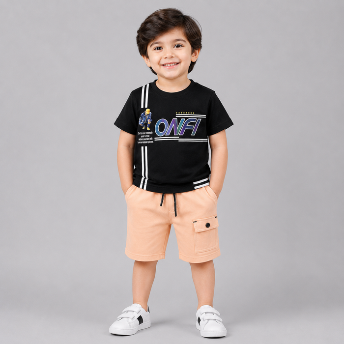 ONFI Streetwear Boys Cargo Shorts Set