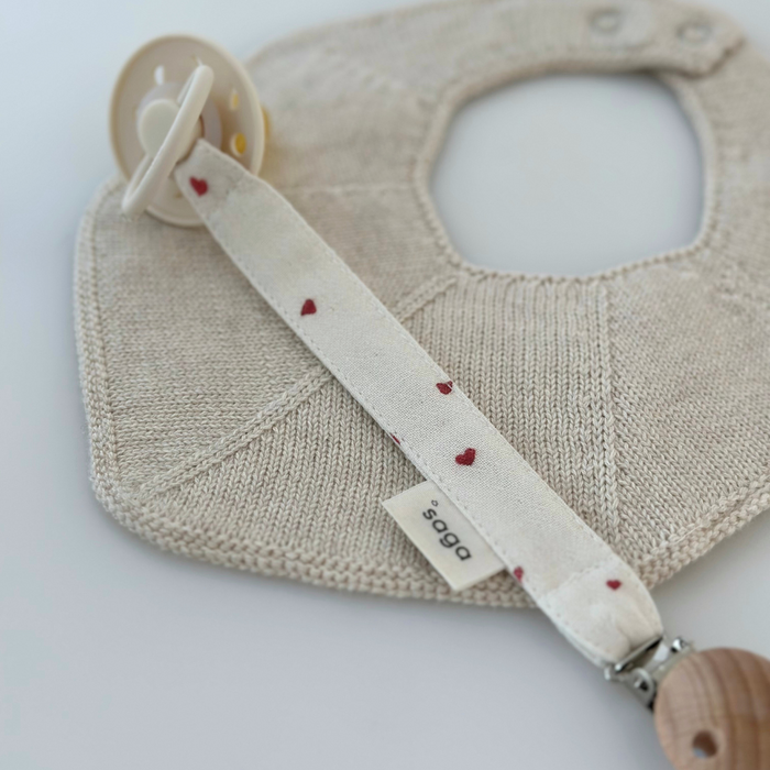Pacifier Clip - Pala - Heart
