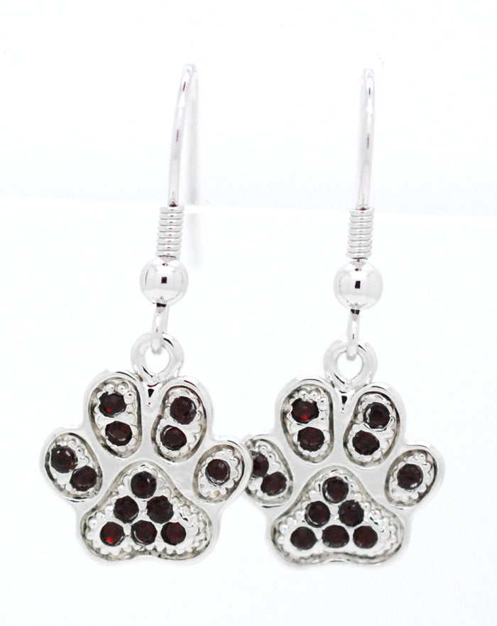 Paw Print Earrings - DANGLE