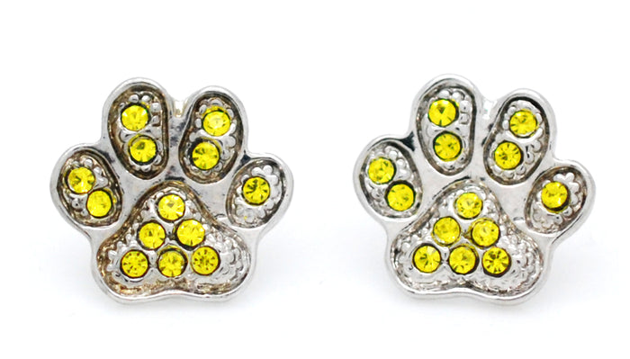 Paw Print Earrings - POST