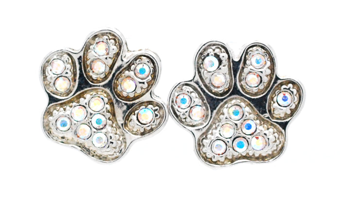 Paw Print Earrings - POST