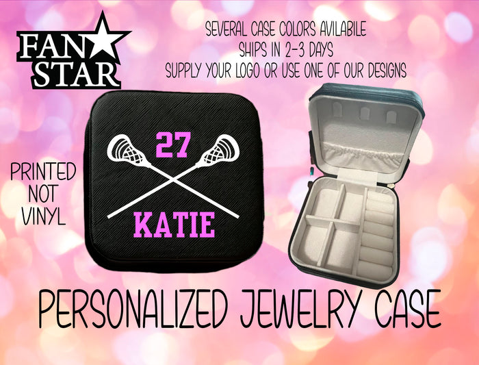Personalized Lacrosse Jewelry Box