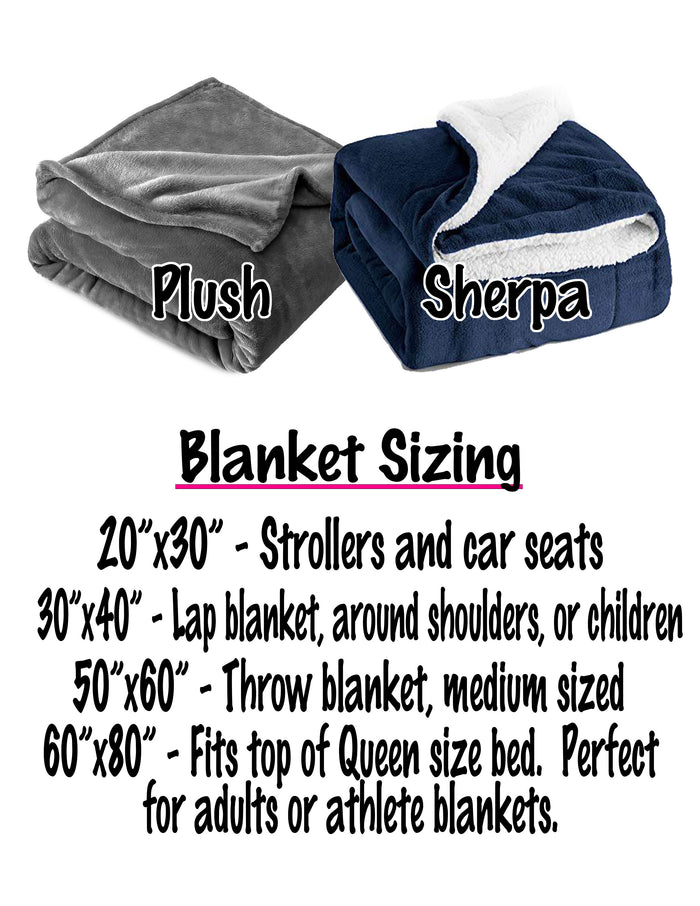 Personalized Rainbow Tie dye Blanket, Plush Blanket
