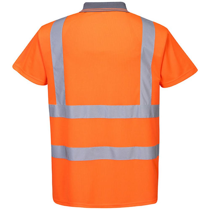 Portwest RT22 Orange Hi Vis Polo Shirt