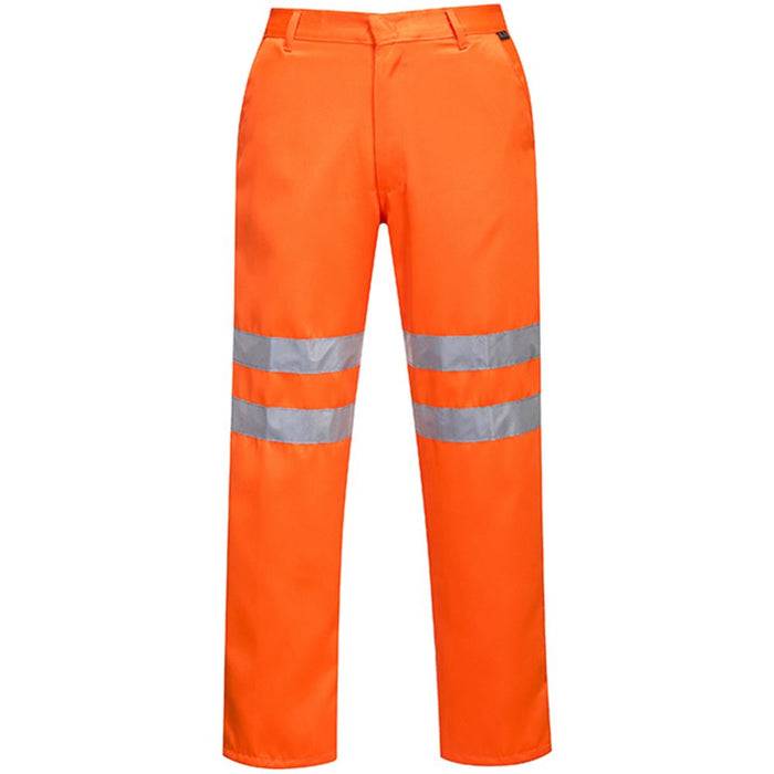 Portwest RT45 Orange Polycotton Hi Vis Trousers