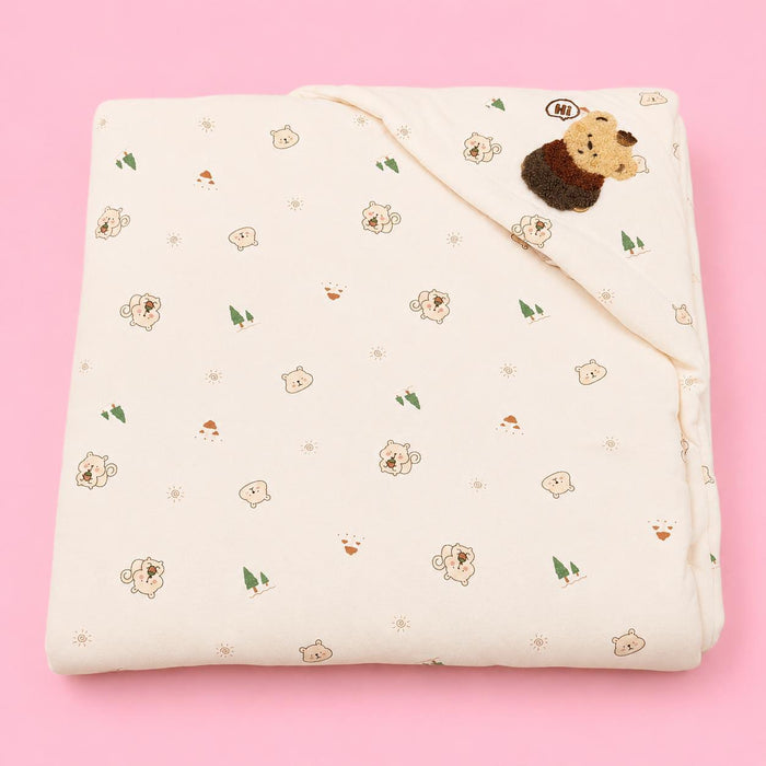 Premium Wrapper | Baby Blanket|Teddy & Woodland