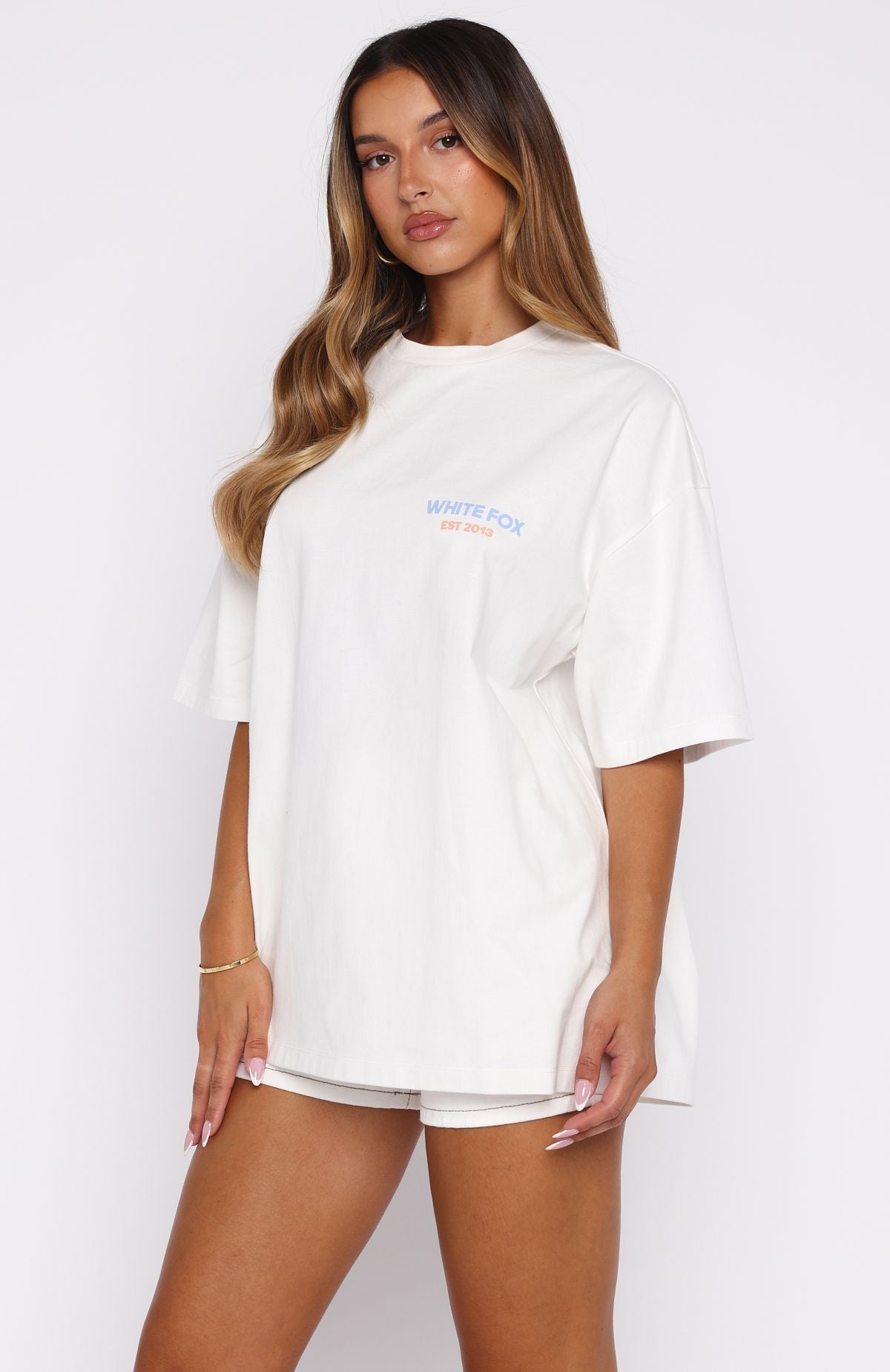 Care For You Oversized Tee White