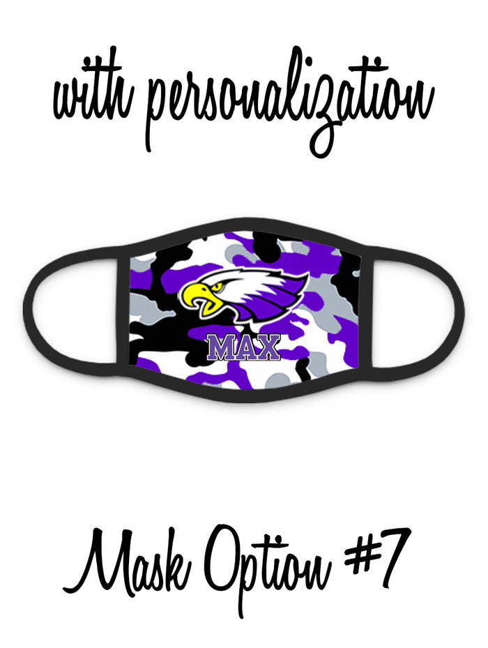Red Wing Wingers Face Mask - #7 - With Personalization