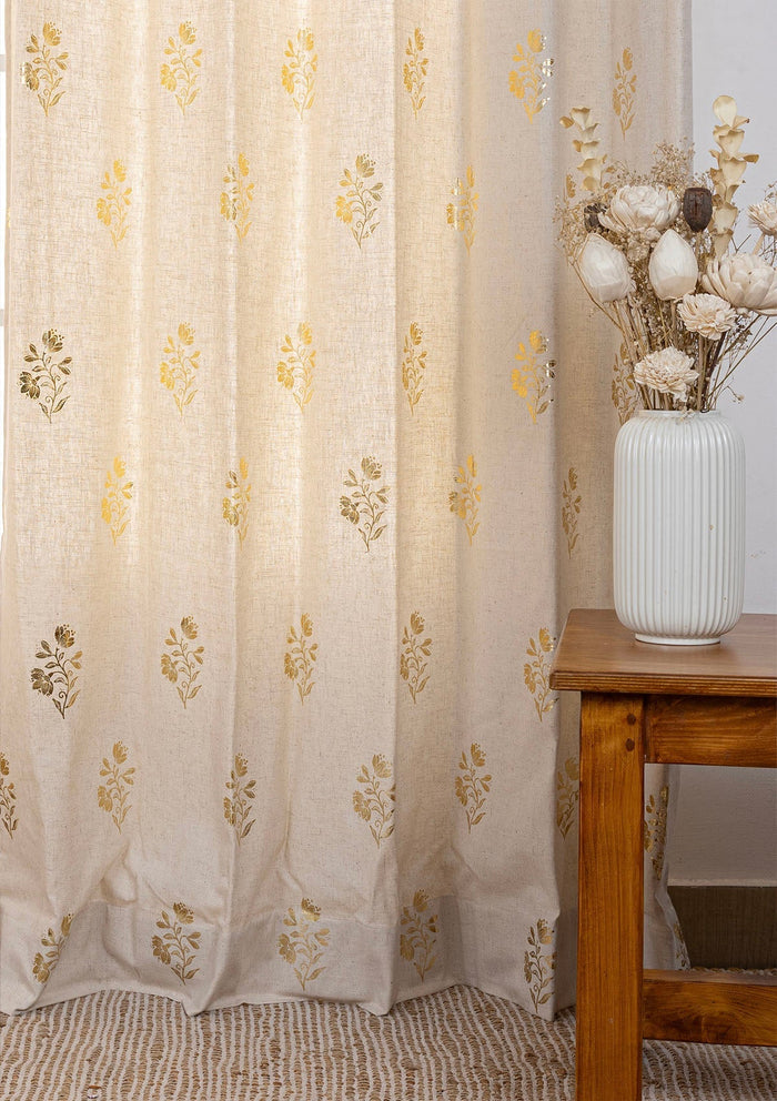 Roha Printed Linen  Fabric