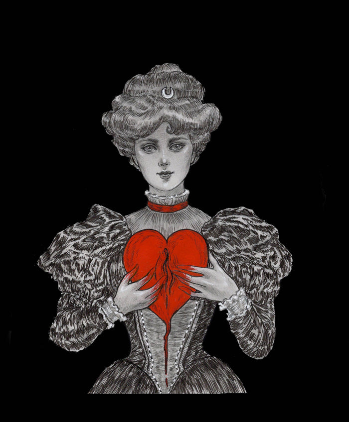 Romanticize, fine art print, gothic, Valentine, Victorian