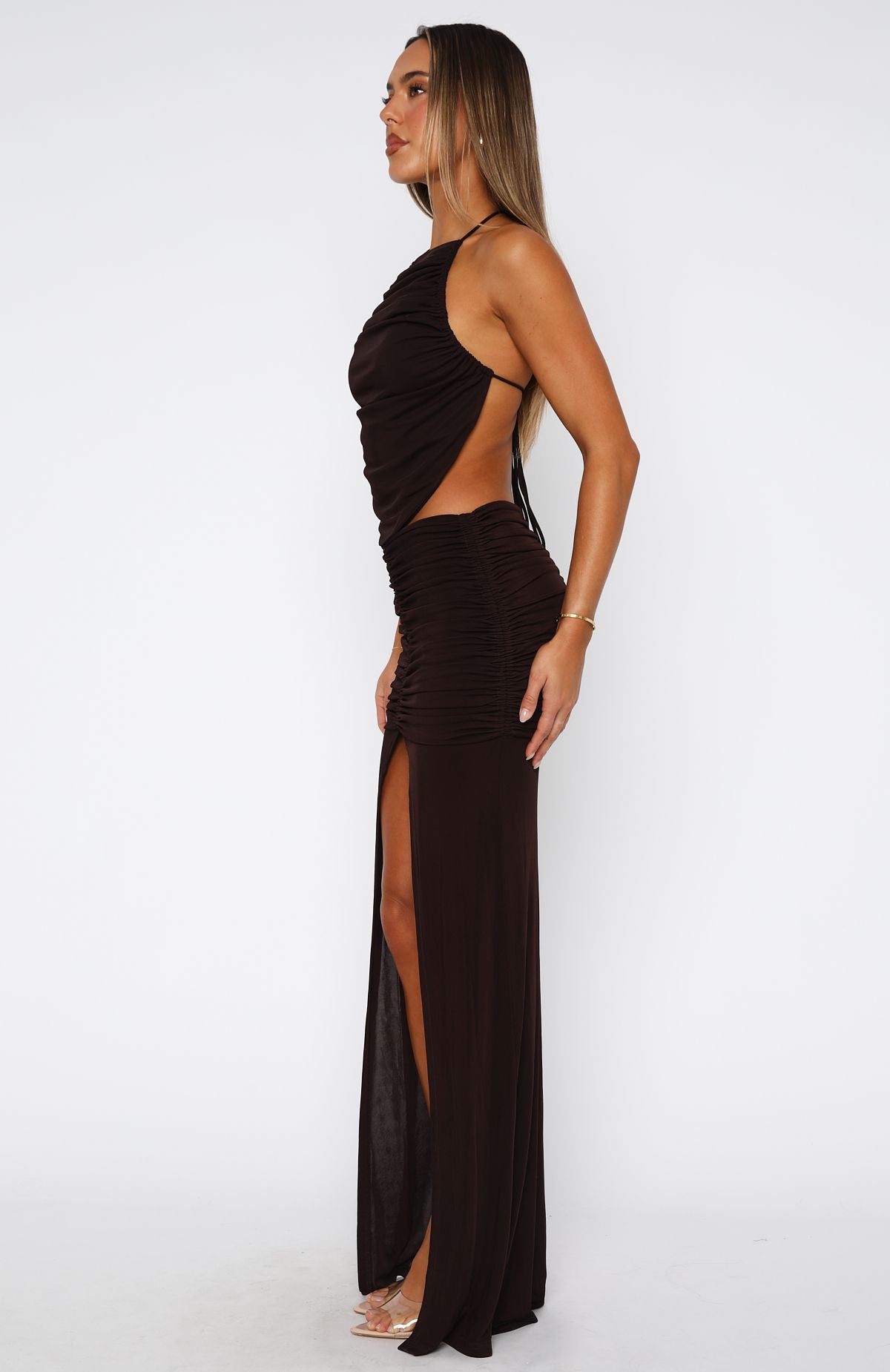 Everlasting Midi Skirt Chocolate