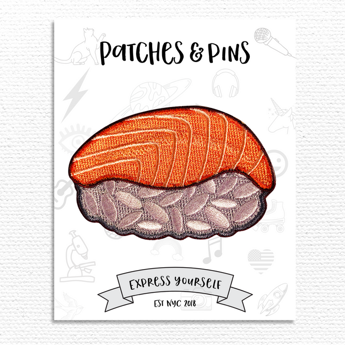 Salmon Nigiri Sushi Patch
