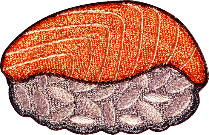 Salmon Nigiri Sushi Patch