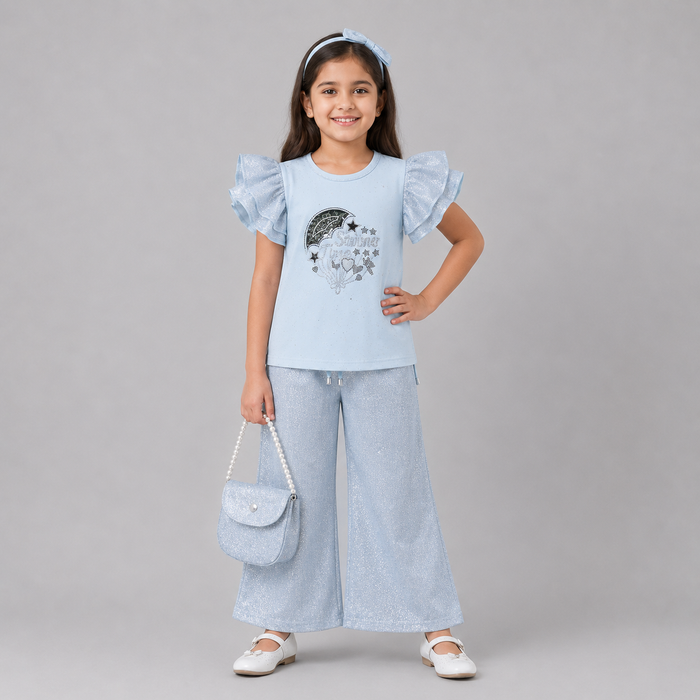 Shine Sparkle Party Girls Palazzo Set