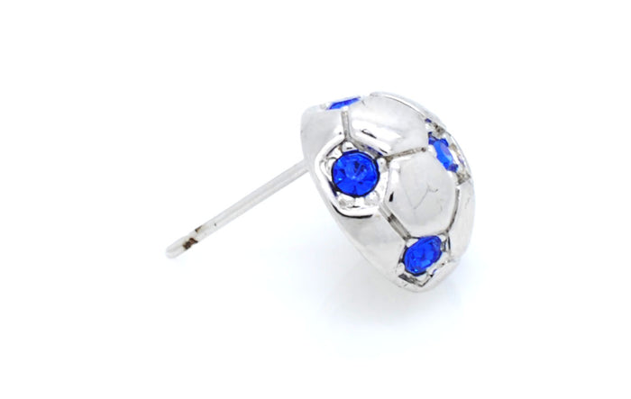 Soccer Ball POST Earrings - Half Ball