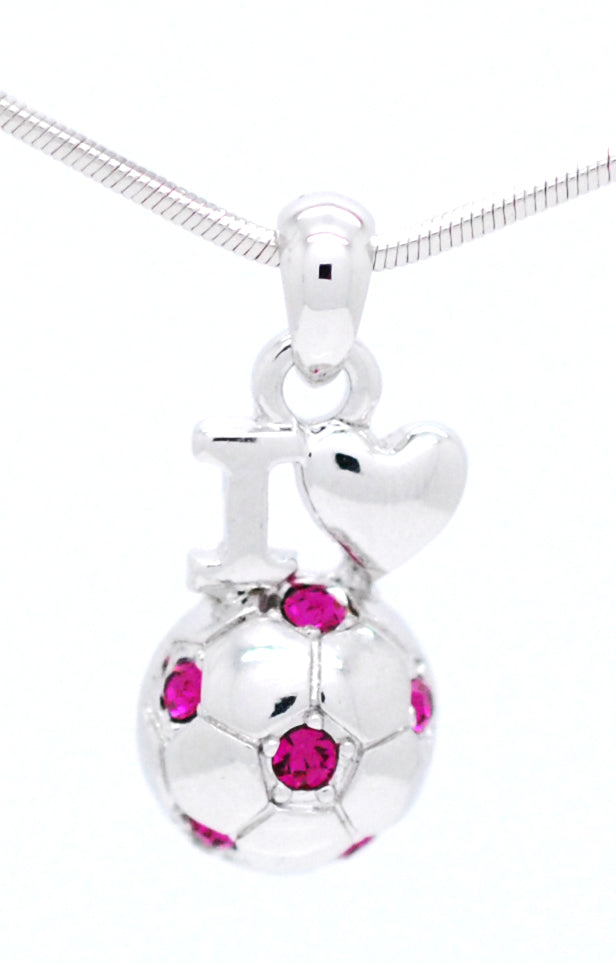 Soccer Necklace Love