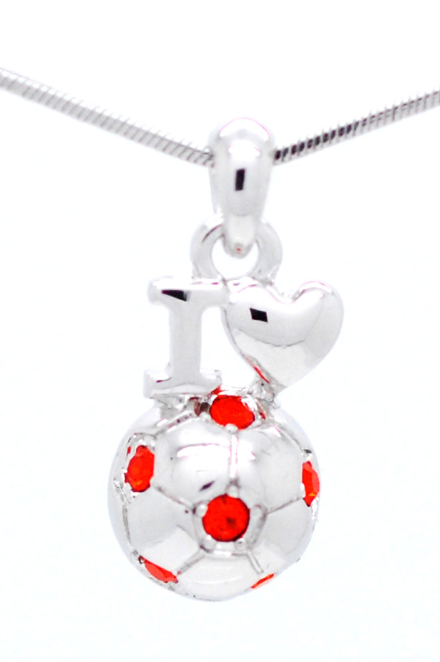 Soccer Necklace Love
