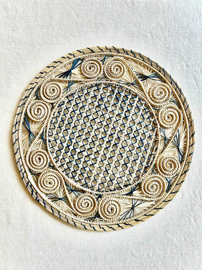 Soleil Charger / Placemat - Azure Blue S/4