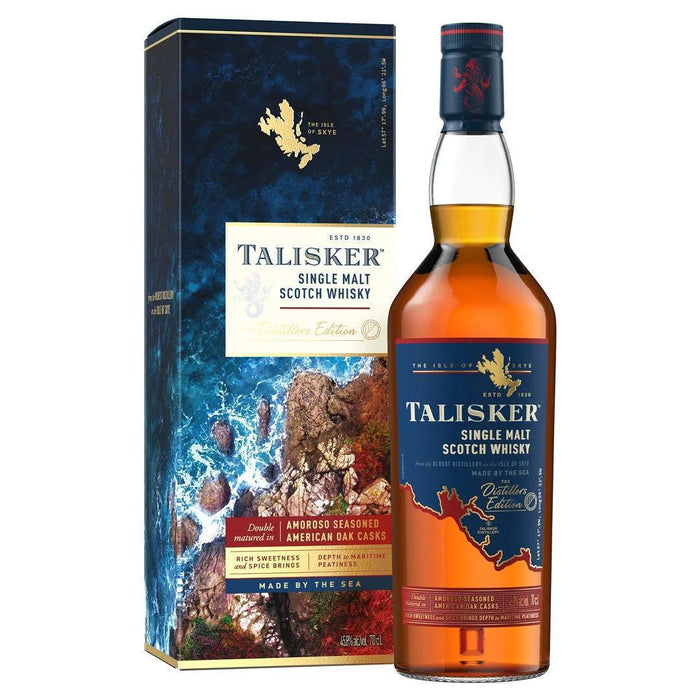 Talisker "The Distillers Edition" Double matured in Amoroso Seasoned American Oak Casks Single Malt Scotch Whisky  - 750ml