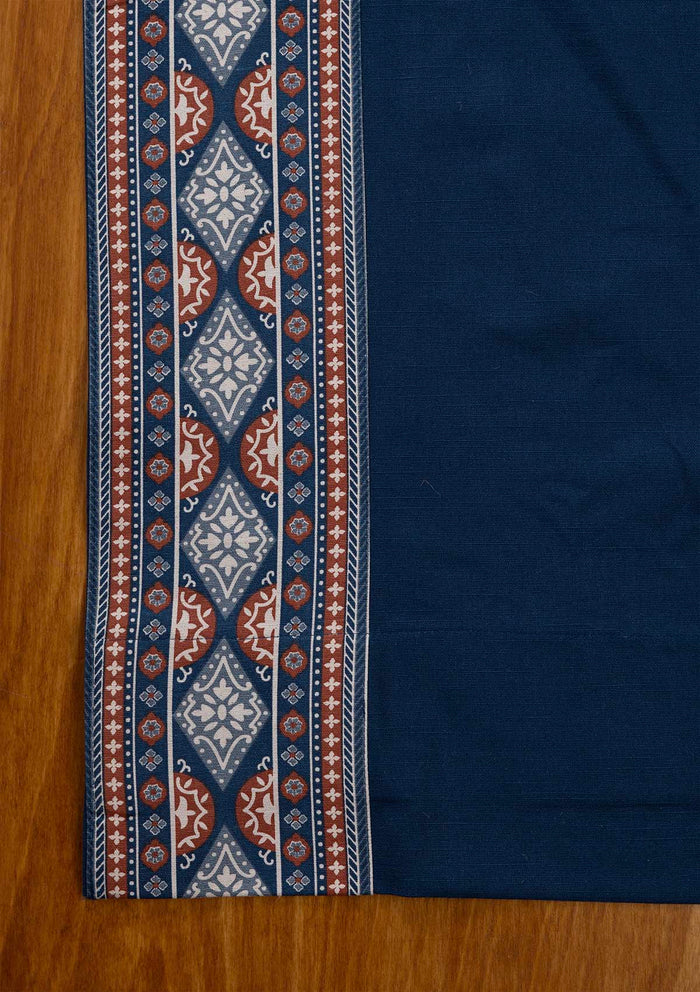 Tara Indigo Printed Cotton Fabric