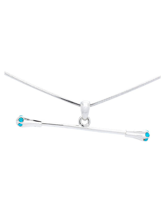 Twirling Baton Necklace