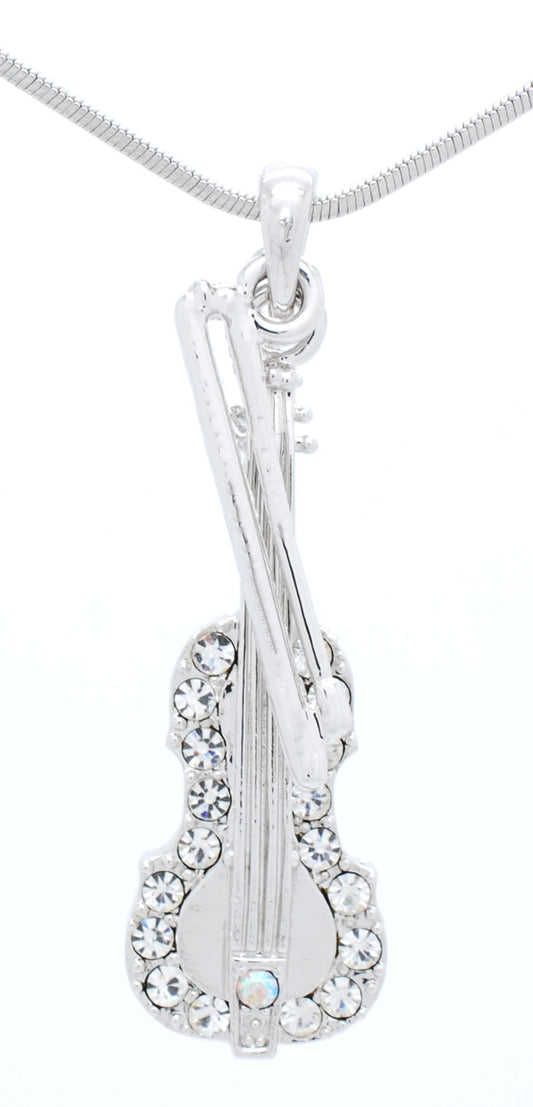 Violin/Viola Necklace with Bow