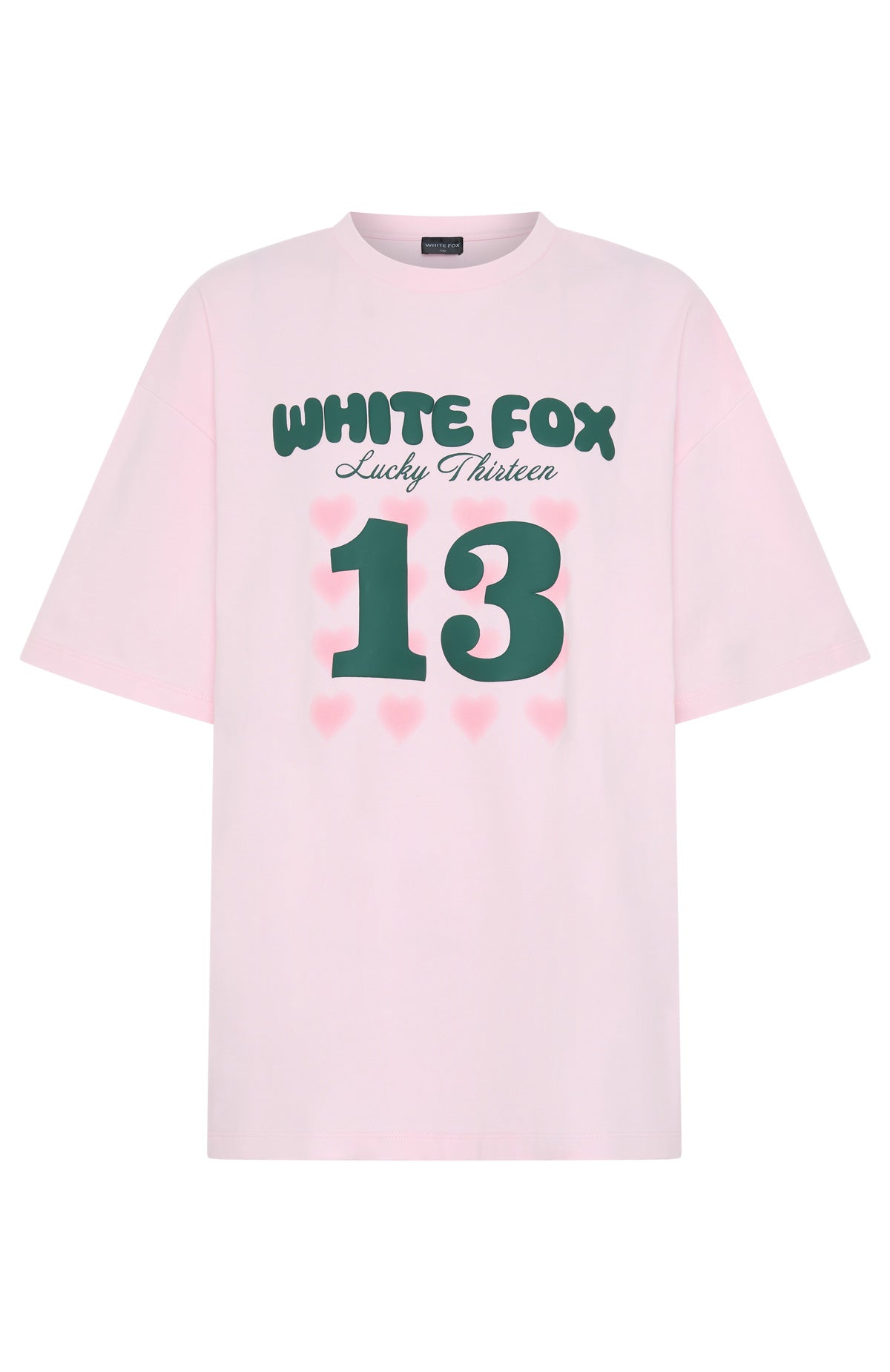Lucky Thirteen Charise Oversized Tee Soft Pink