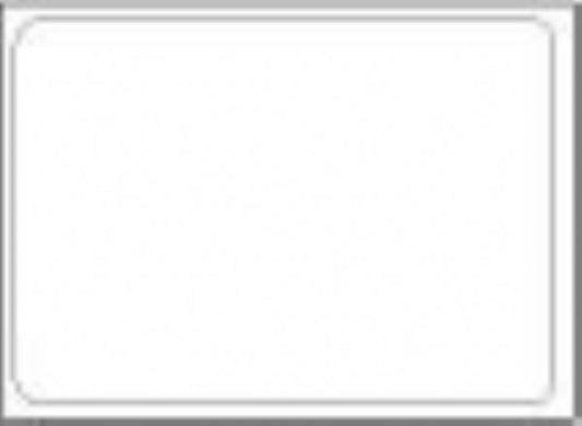 white temporary traffic sign  - add your own text