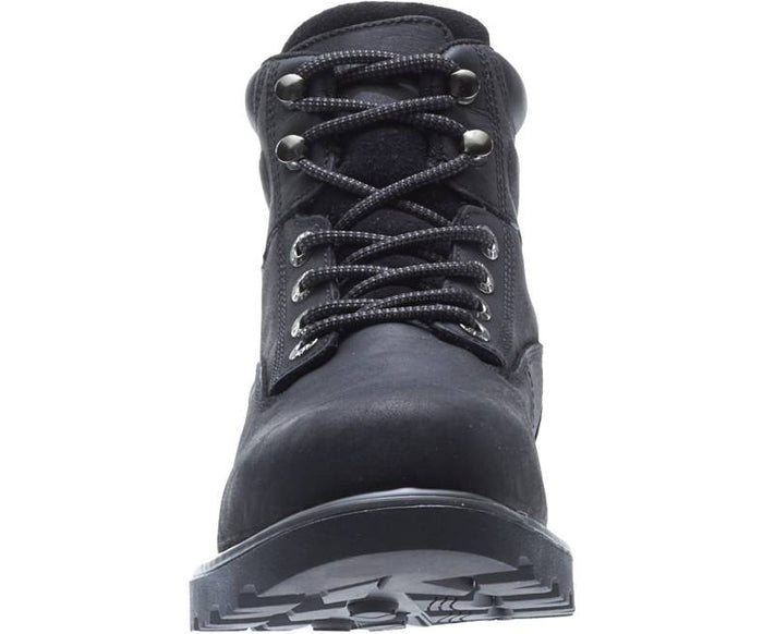 Wolverine Mens Floorhand WP Inch Steel Toe Work Boot Black